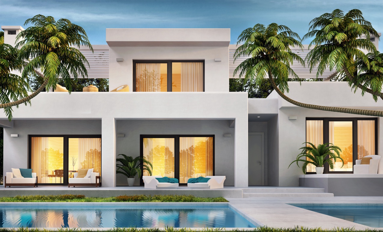Modern White Luxury Home Florida