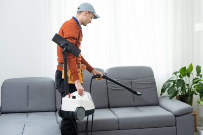 Removing Dirt from Sofa